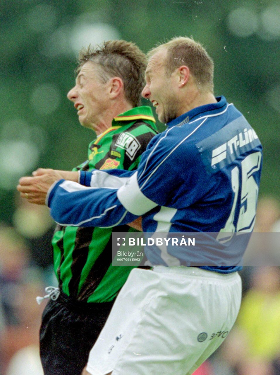 GAIS Magnus Gustafsson mot Trelleborgs Tommi Grönlund