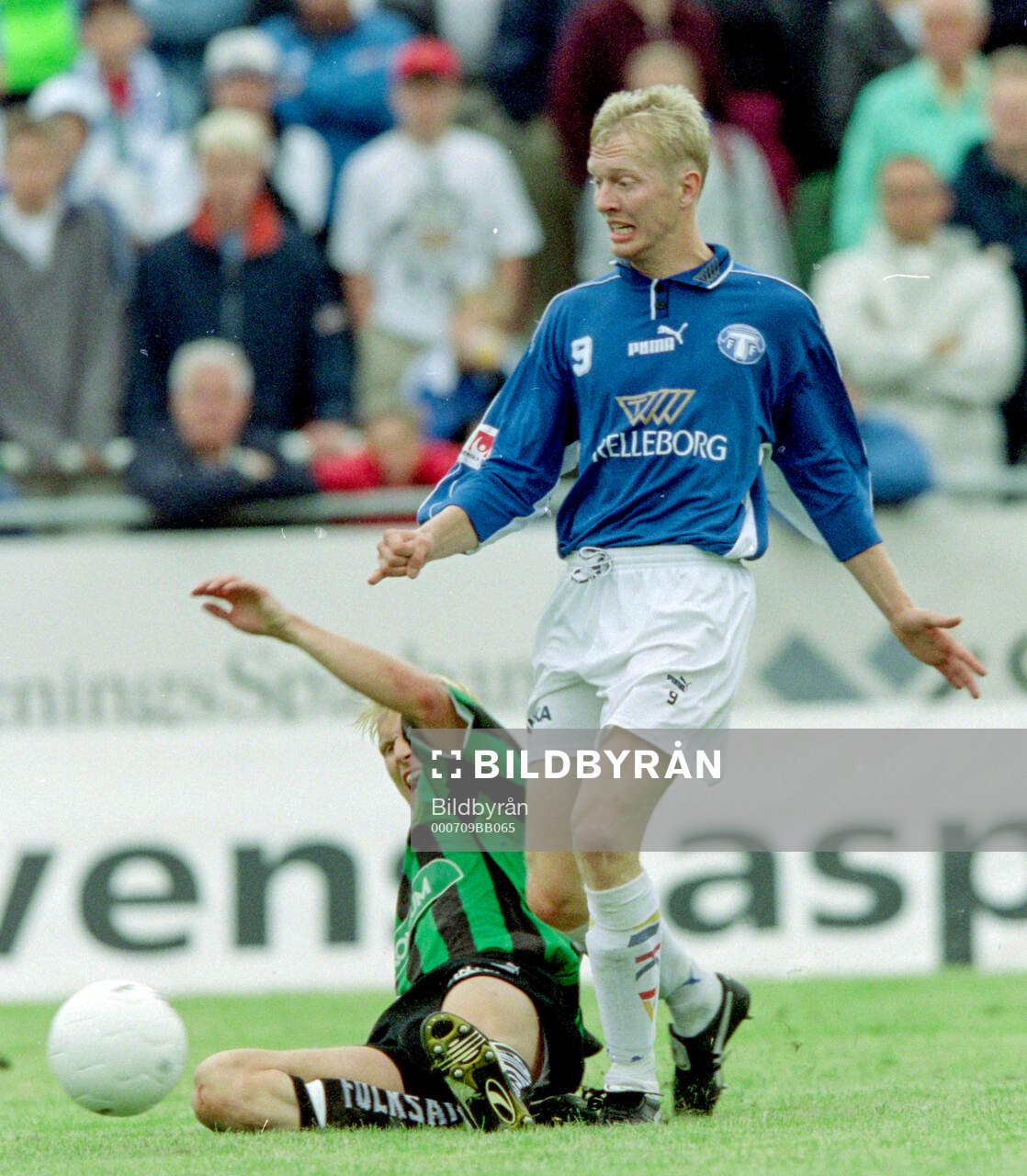 Trelleborgs Johan Andersson mot GAIS Simon Sjöfors