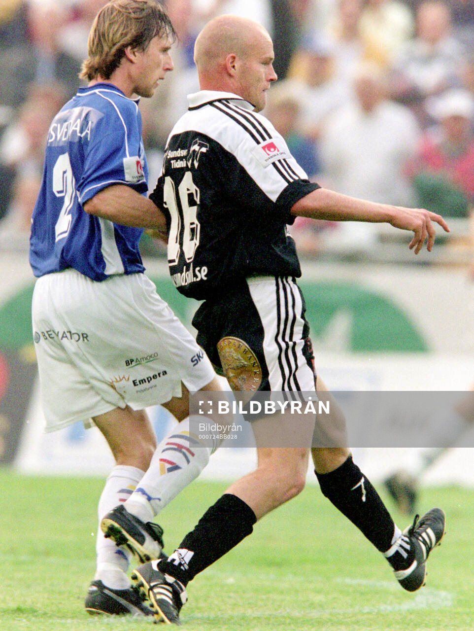 Trelleborgs Patrik Larsson mot Sundsvalls Joel Cedergren