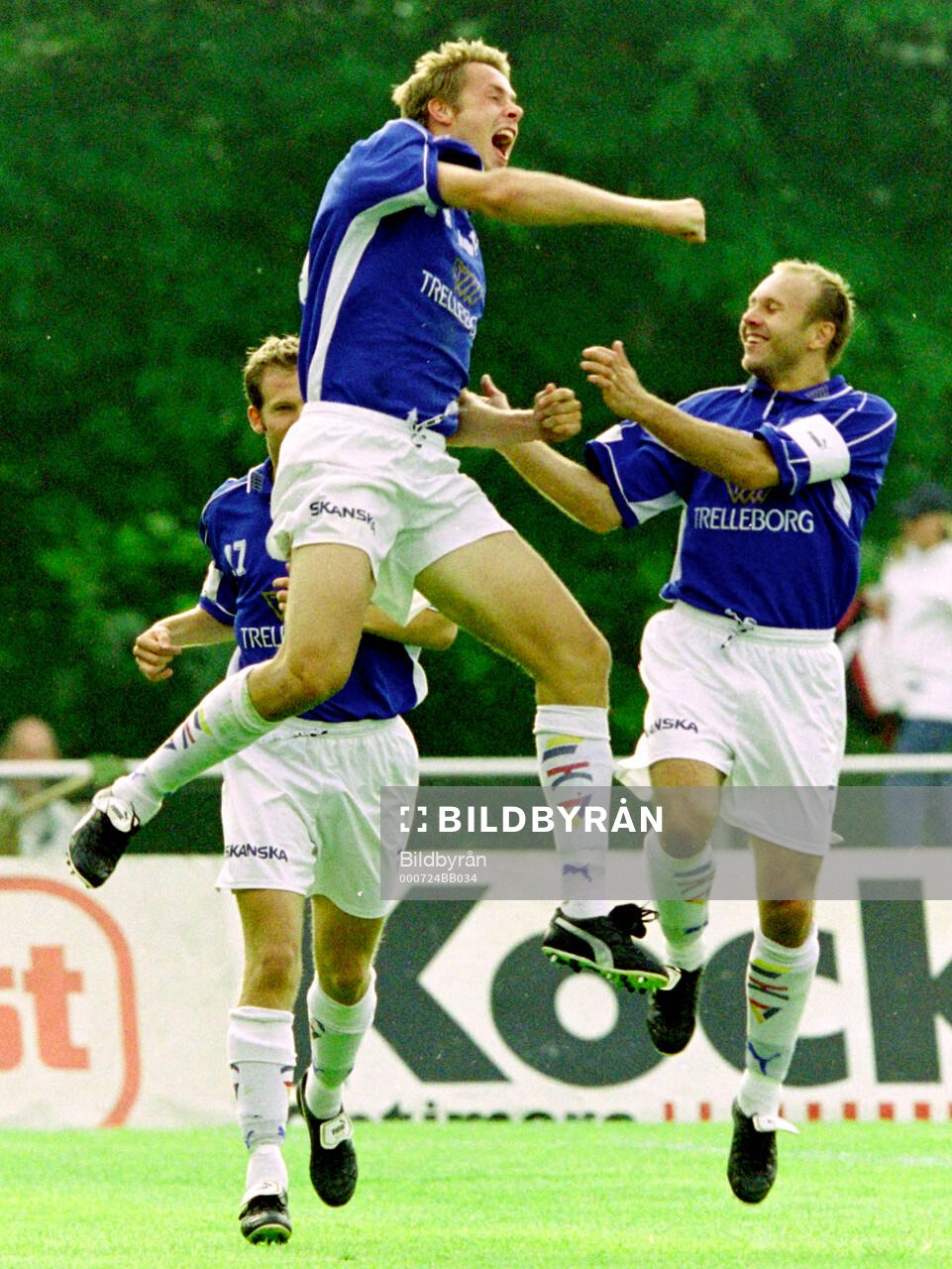 Trelleborgs Mika Kottila jublar