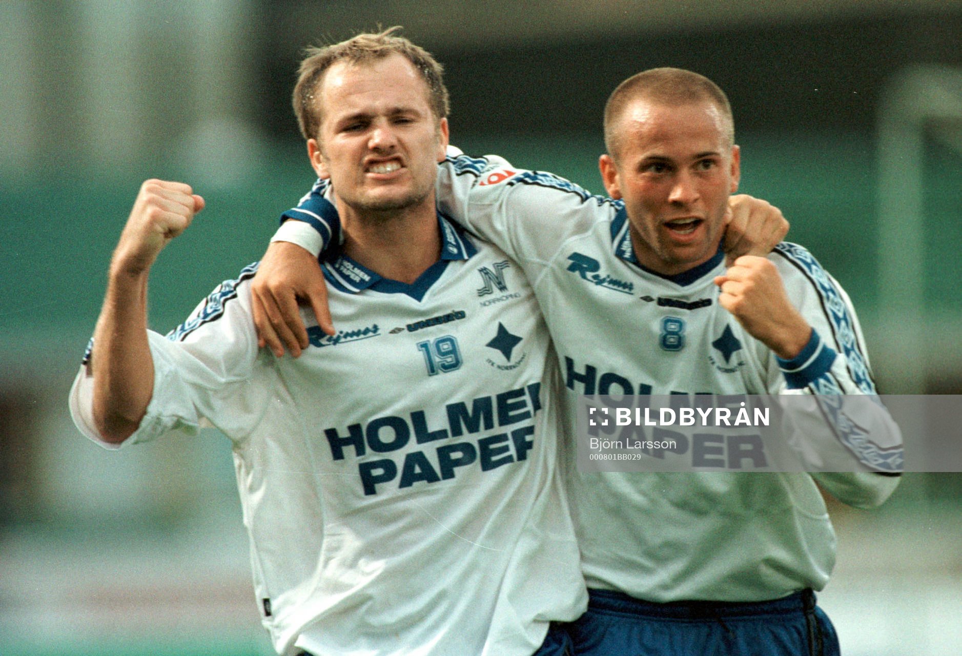 Jonas Wallerstedt och Mathias Florén, Norrköping (jubel)