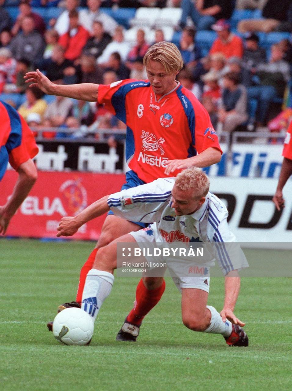 Björn Johansen, Helsingborg och Peter Lennartsson, Halmstad