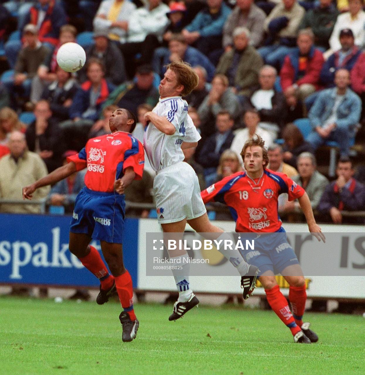  Alvaro Santos, Helsingborg och Tommy Jönsson, Halmstad