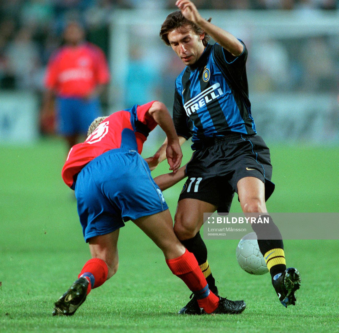 Christoffer Andersson, Helsingborg och Andrea Pirlo, Inter