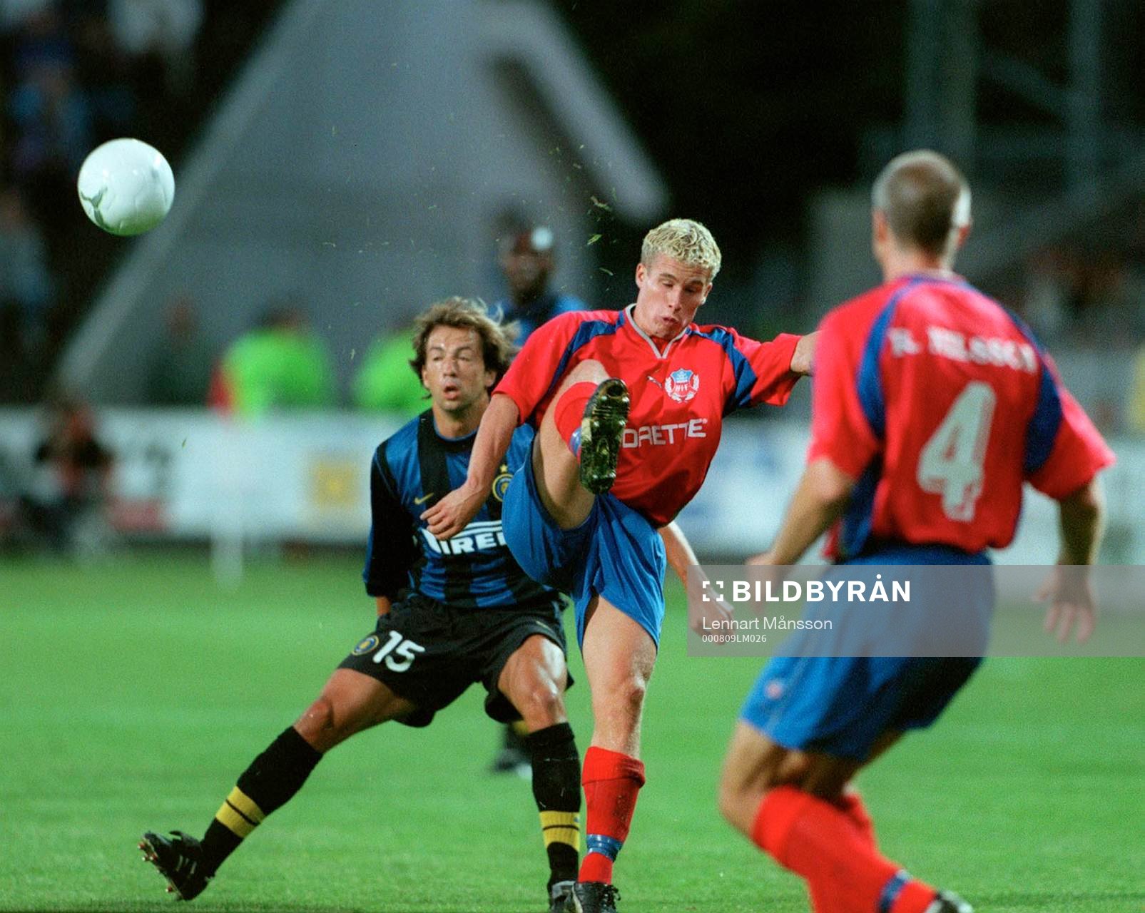 Christoffer Andersson, Helsingborg och Benoit Cauet, Inter