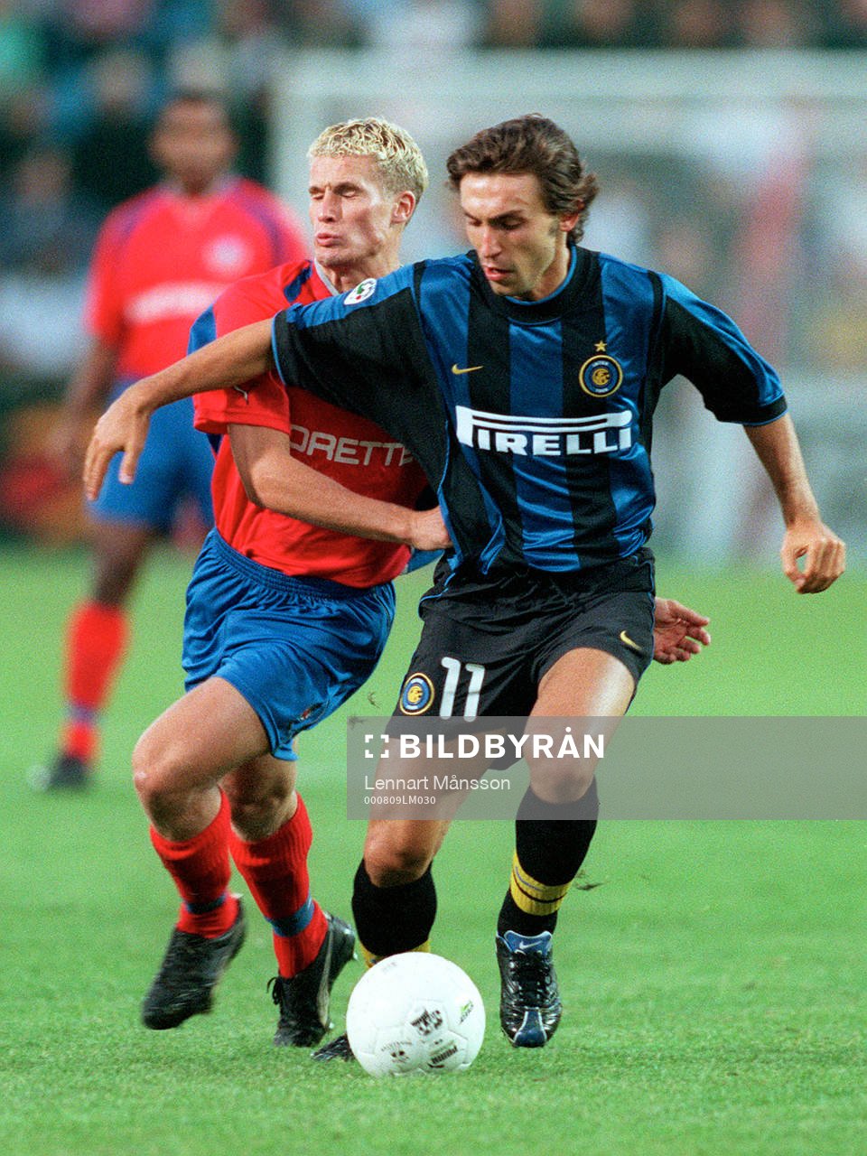 Christoffer Andersson, Helsingborg och Andrea Pirlo, Inter.