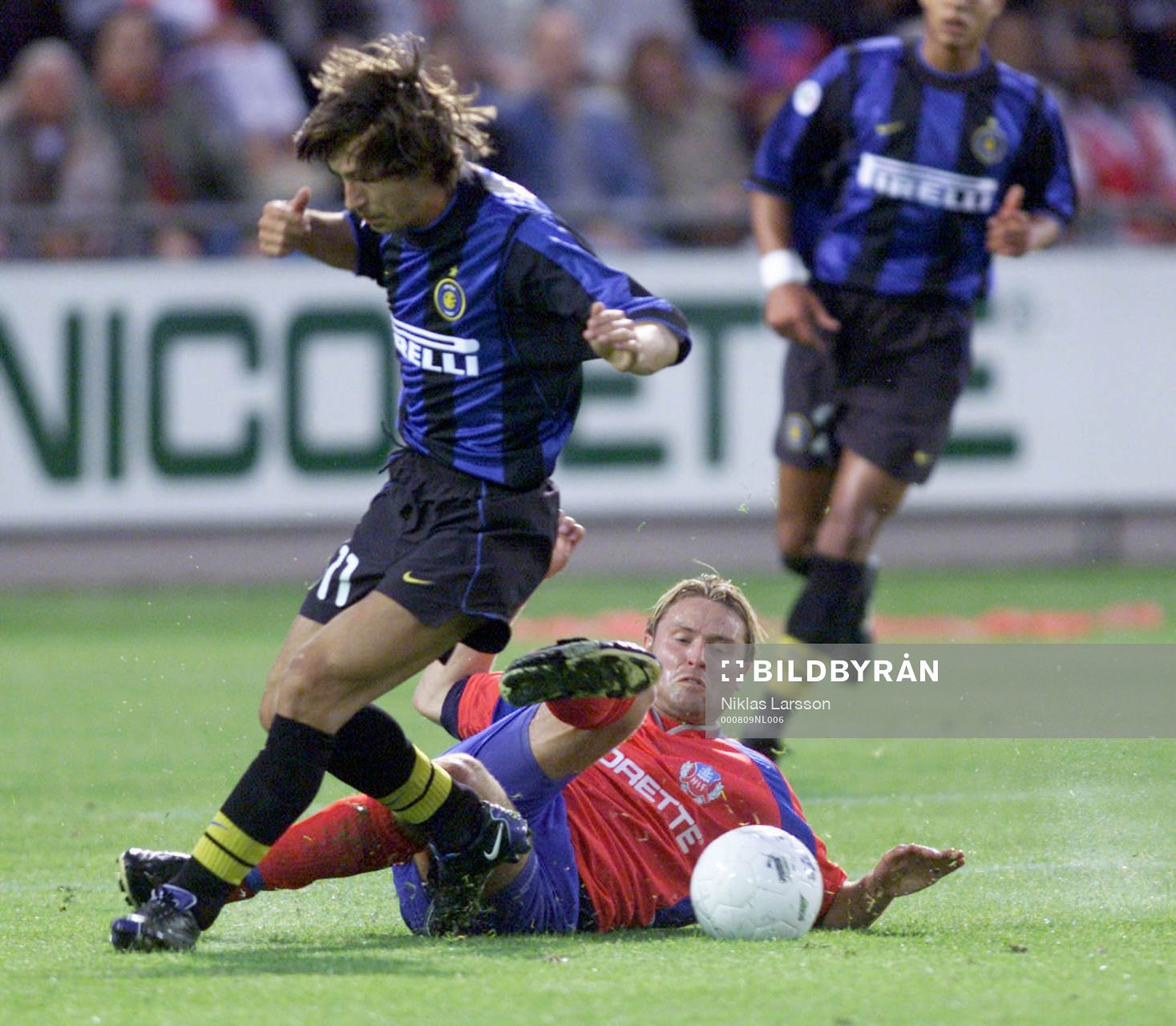 Erik Wahlstedt, Helsingborg och Andrea Pirlo, Inter