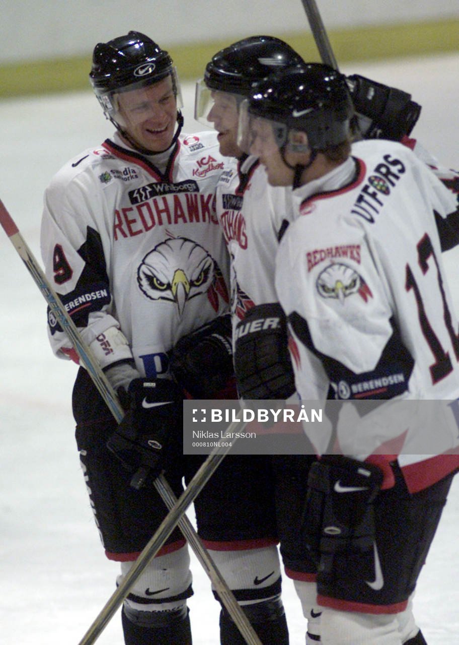 Henrik Malmström, Marcus Magnertoft och David Petrasek,