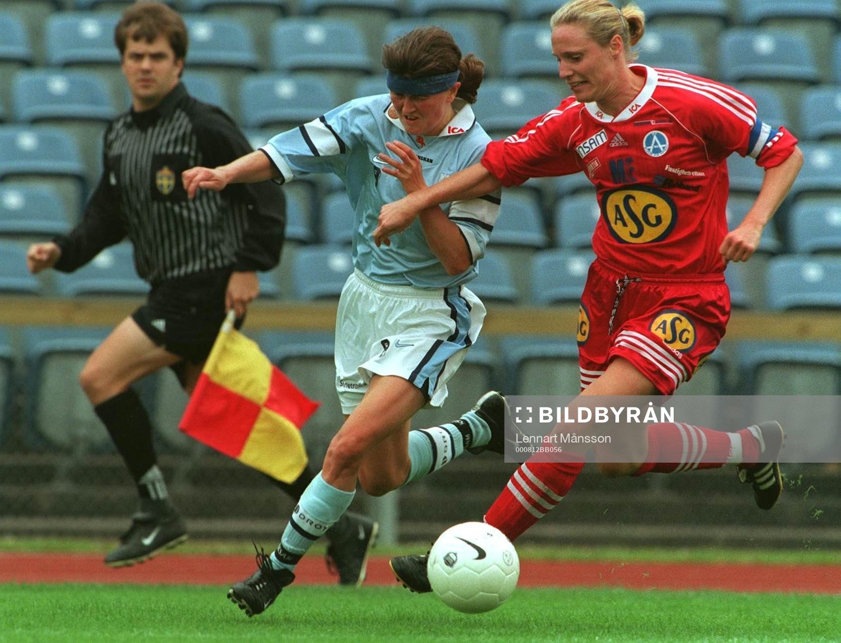 Fotboll, Dam,- Damallsvenskan, Malmö FF - älvsjö 3 - 3.