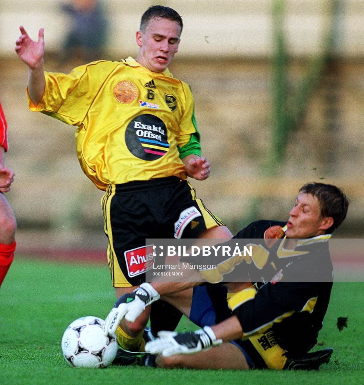 Fotboll, Hässlahokm - Helsingborg Södra. David Eek,