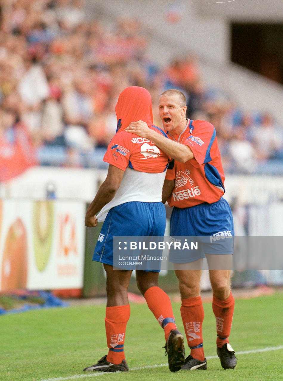 Alvaro Santos och Roland Nilsson, Helsingborg (Jubel)