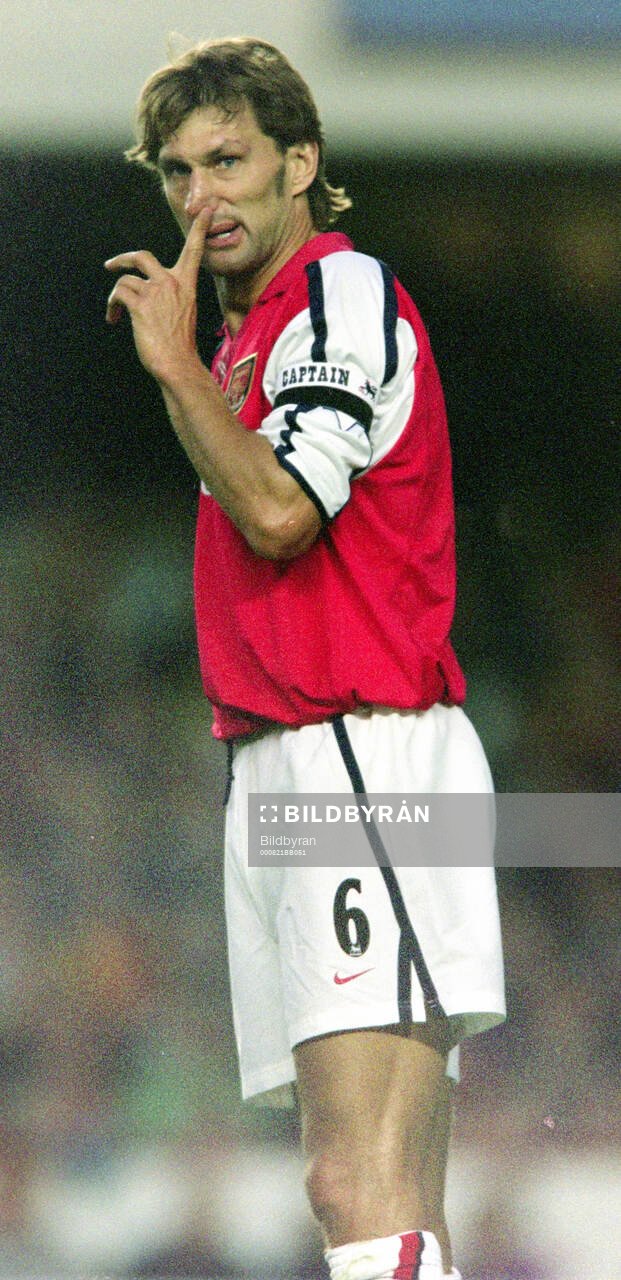 Arsenal captain Tony Adams