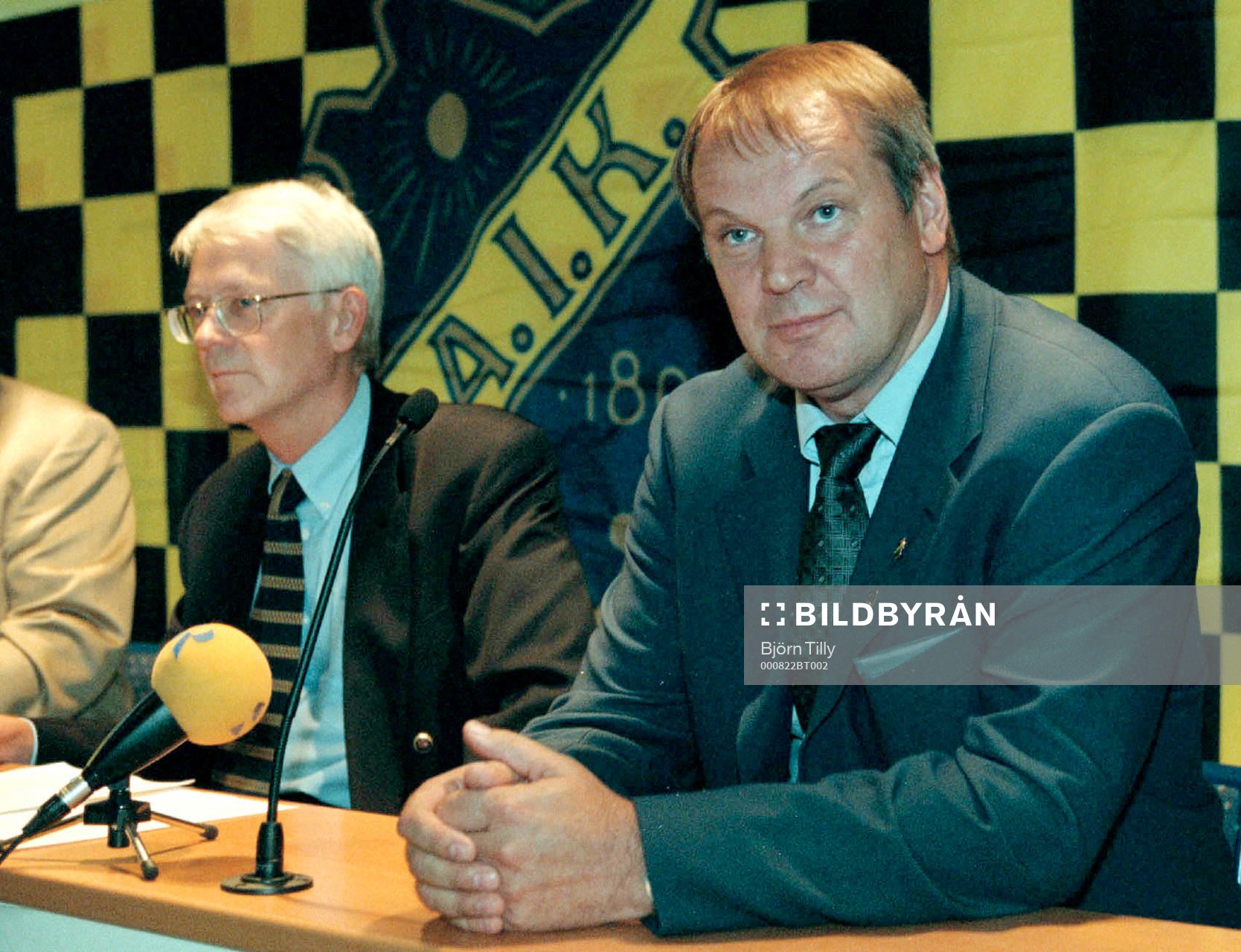 Sune Hellströmer och Sanny Åslund, VD AIK