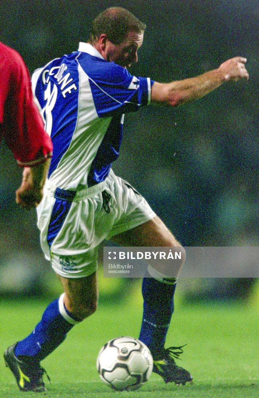 Evertons Paul Gascoigne
