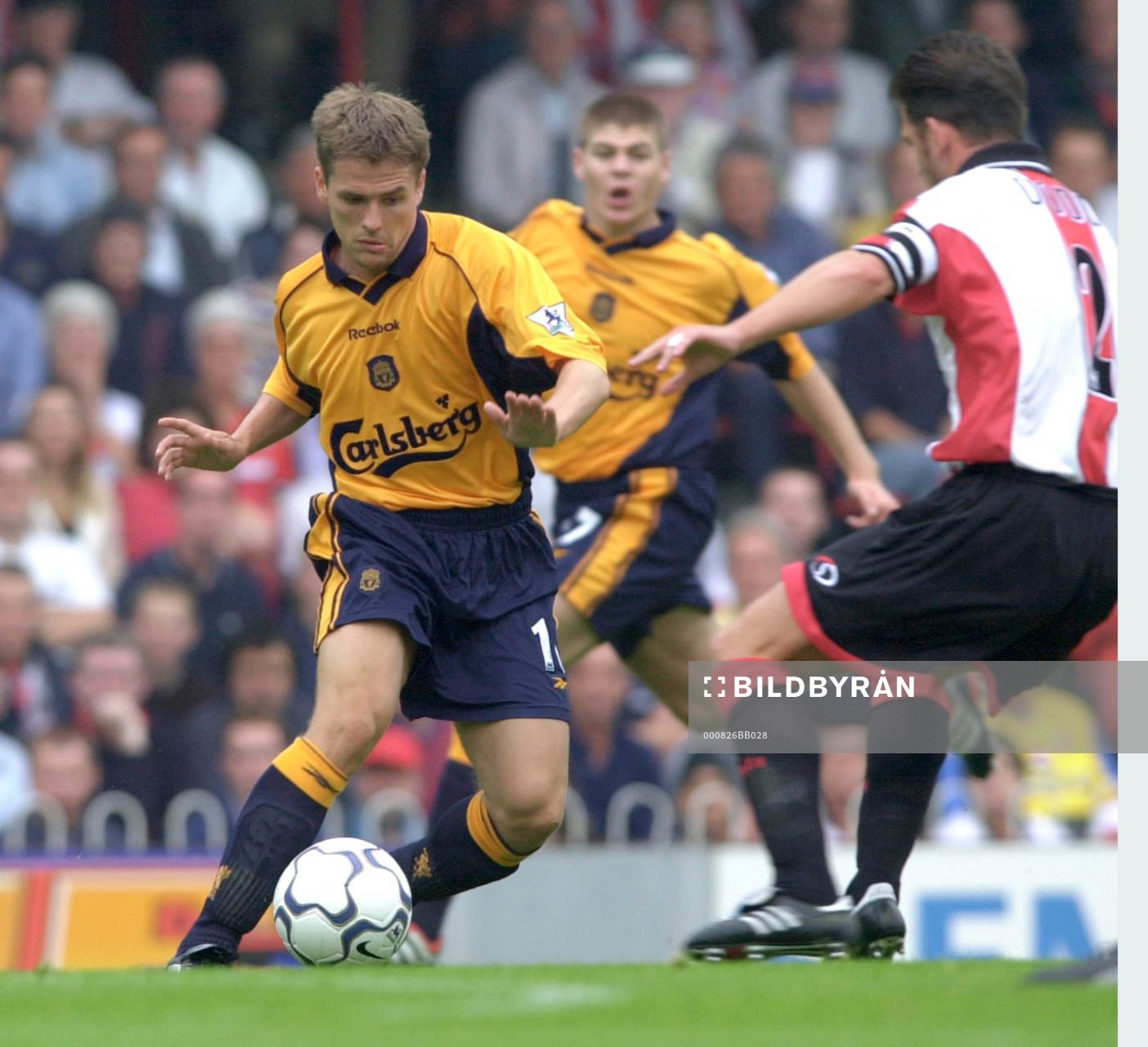  Michael Owen, Liverpool och Jason Dodd, Southampton.