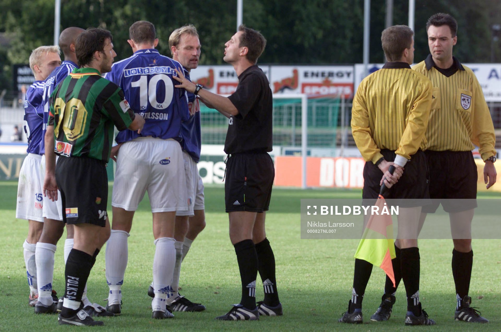 Martin Ingvarsson, domare dömde bort ett Halmstad mål