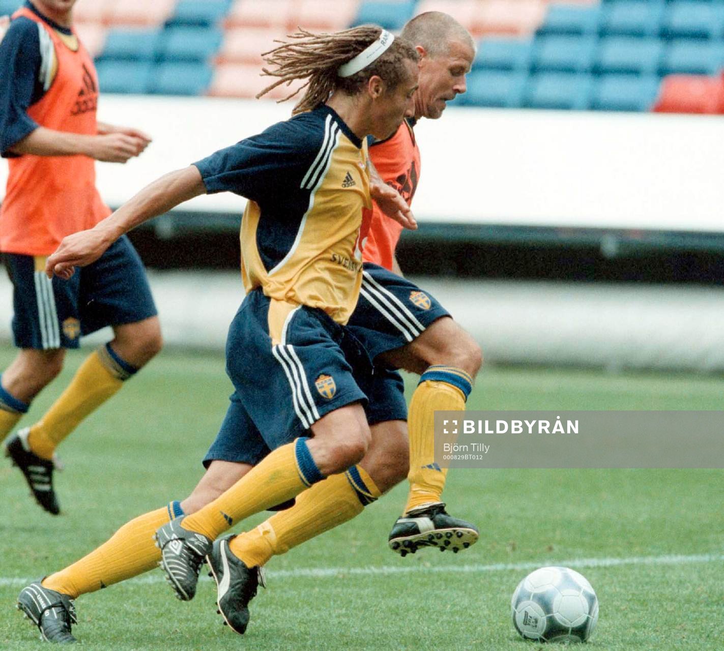 Henrik Larsson och Roland Nilsson