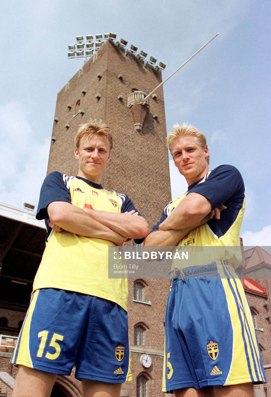 Kennet Andersson och Johan Mjällby