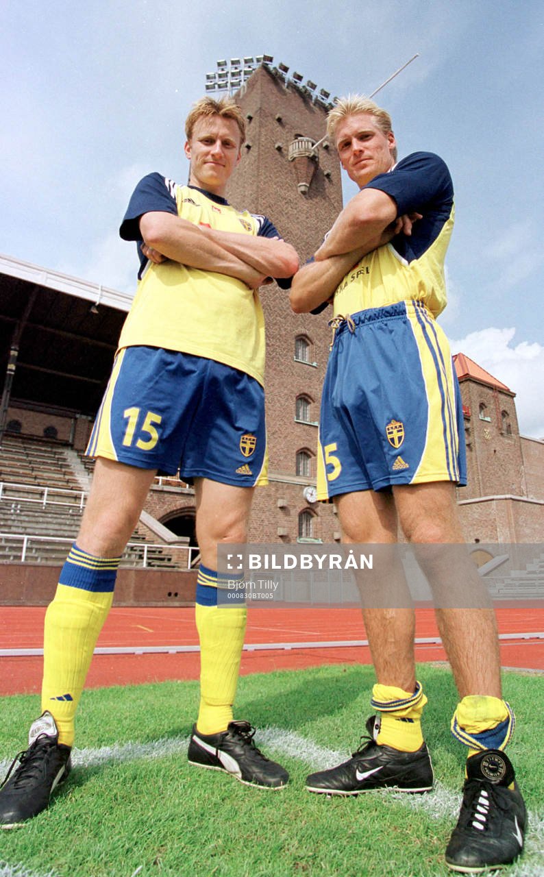 Kennet Andersson och Johan Mjällby