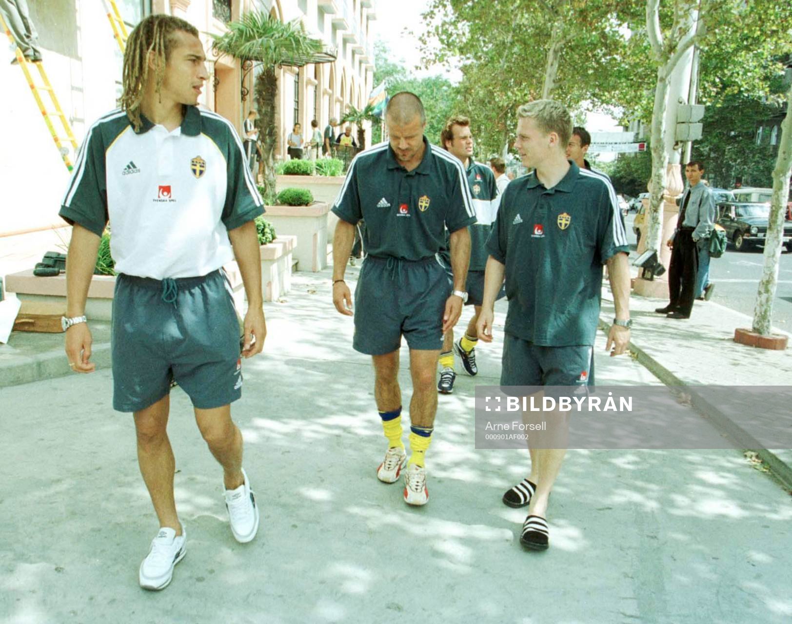 Henrik Larsson, Roland Nilsson, Karl Corneliusson och