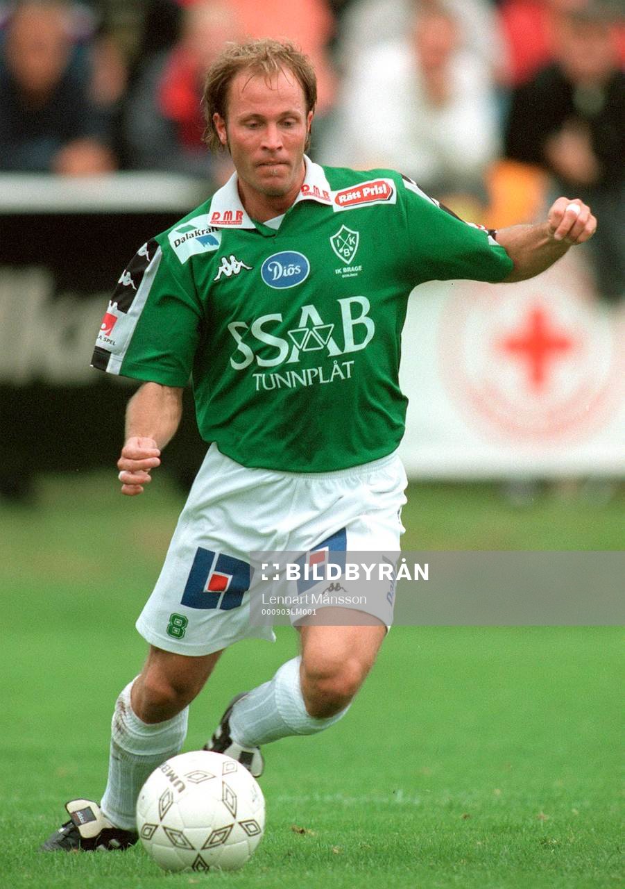 Fotboll, Superettan, Mjällby - Brage. Thomas Westerinen,