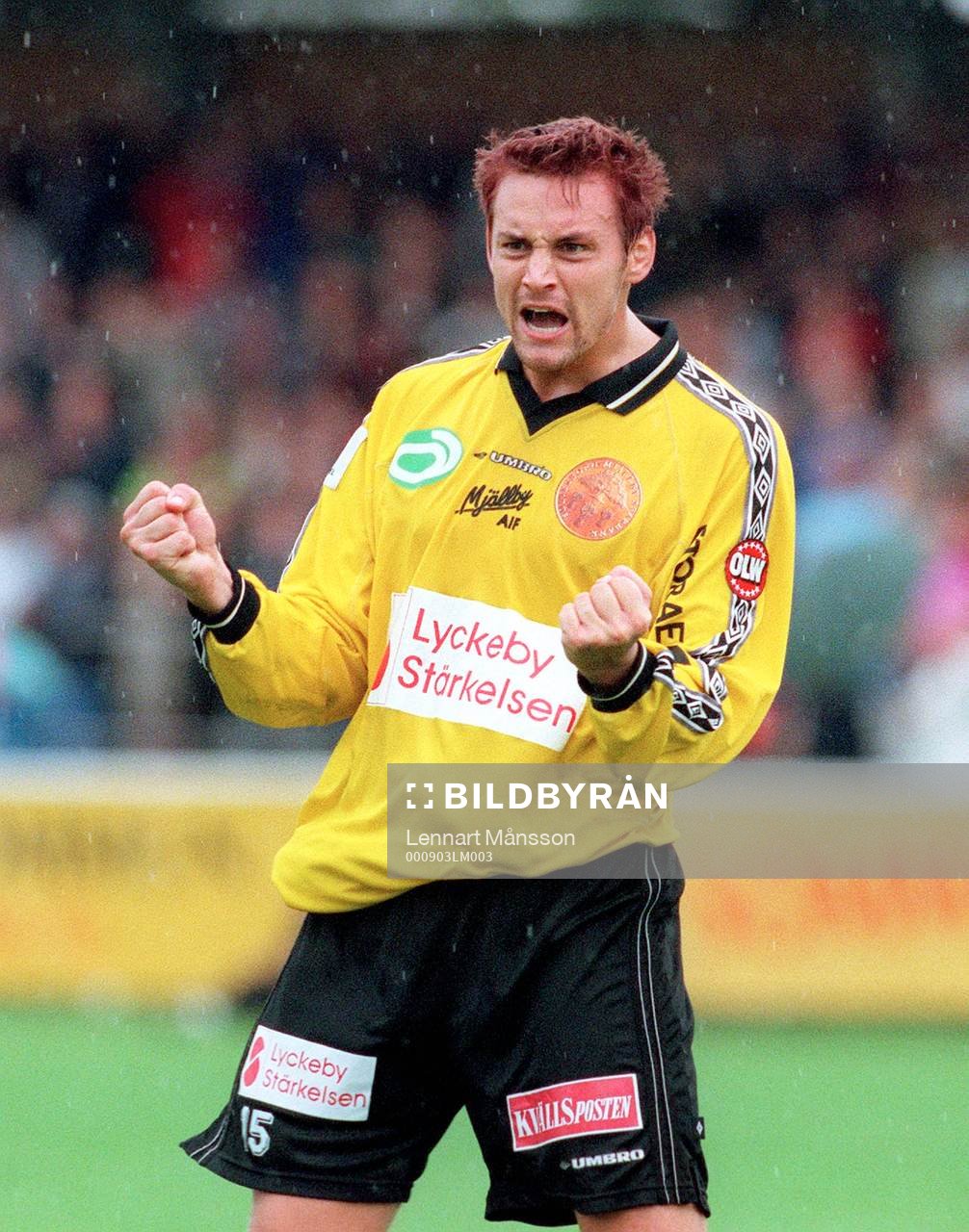 Fotboll, Superettan, Mjällby - Brage. Marcus Ringberg,