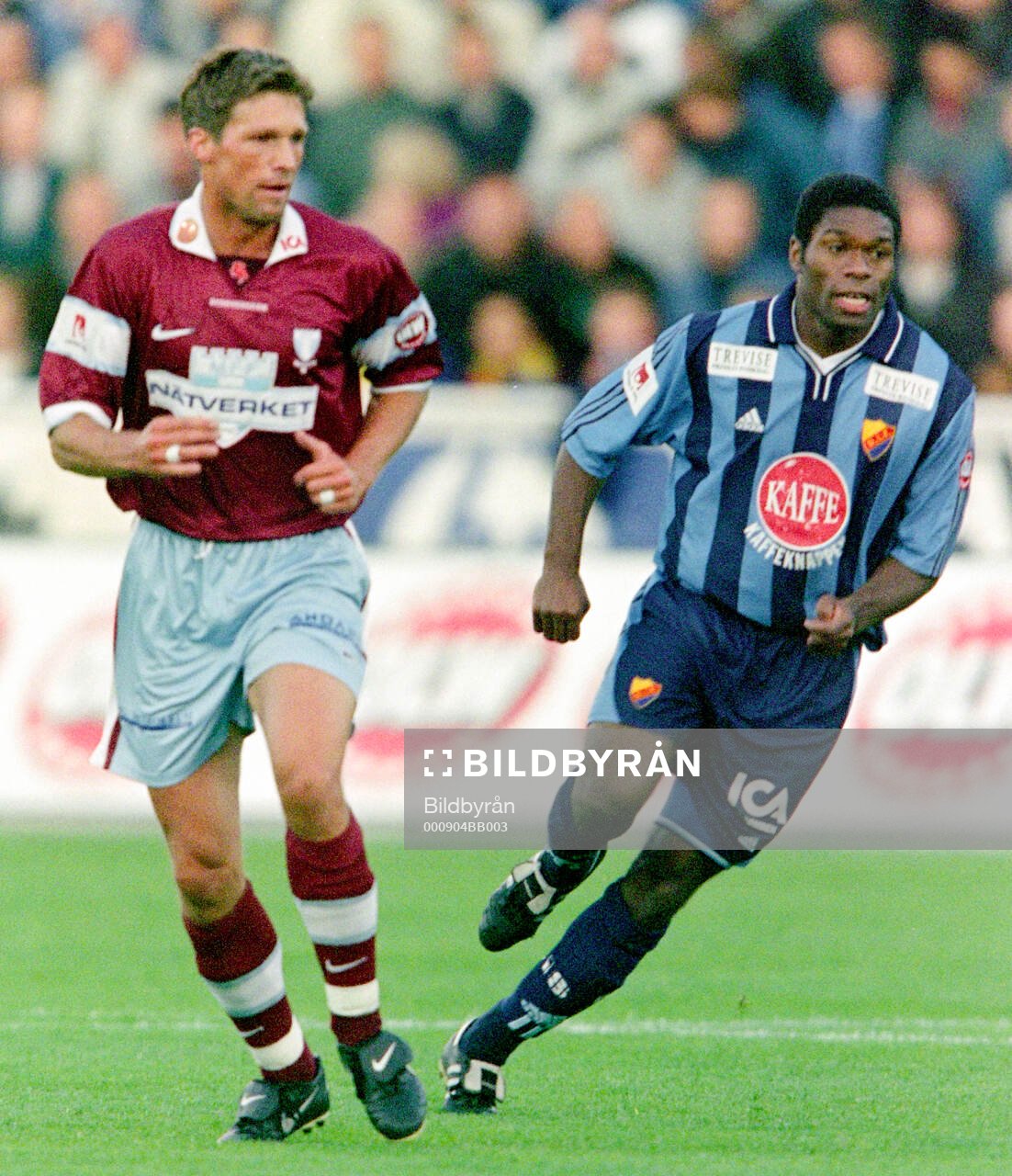 Malmös Jens Fjellström mot Djurgårdens Samuel Wowoah
