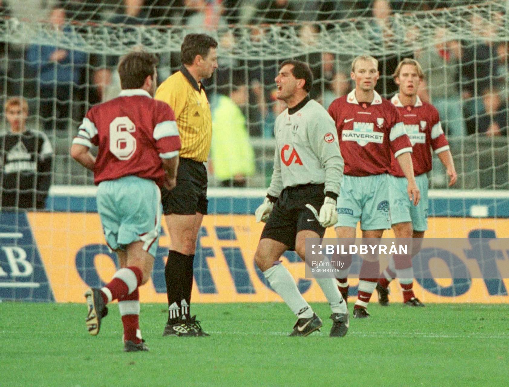 Jonnie Fedel, Malmö och Leif Sundell, domare