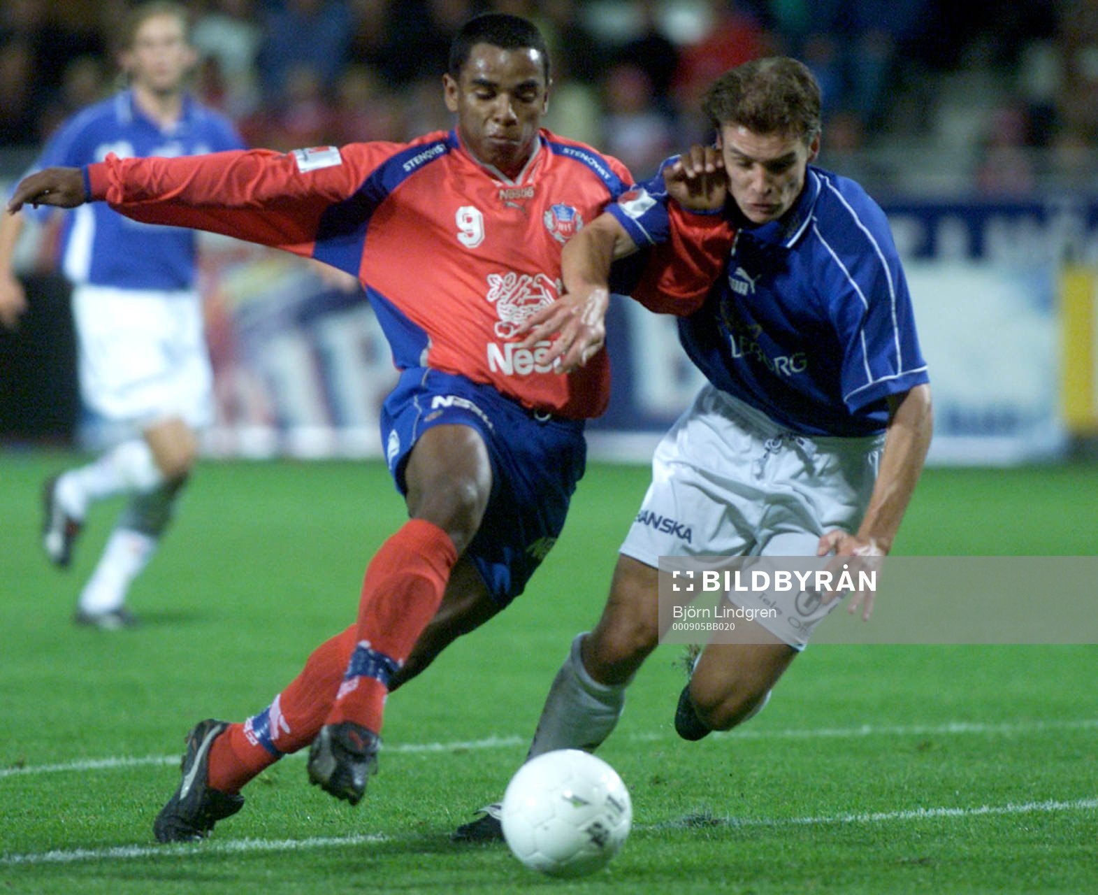  Alvaro Santos, Helsingborg och Ola Larsson, Trelleborg