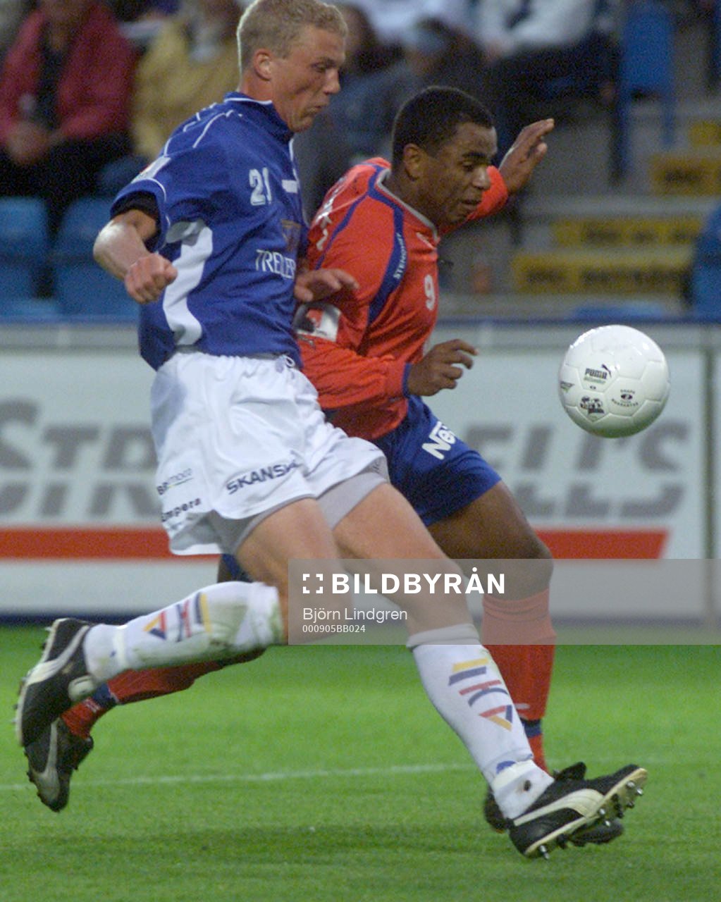  Alvaro Santos, Helsingborg och Thomas Magnusson, Trelleborg