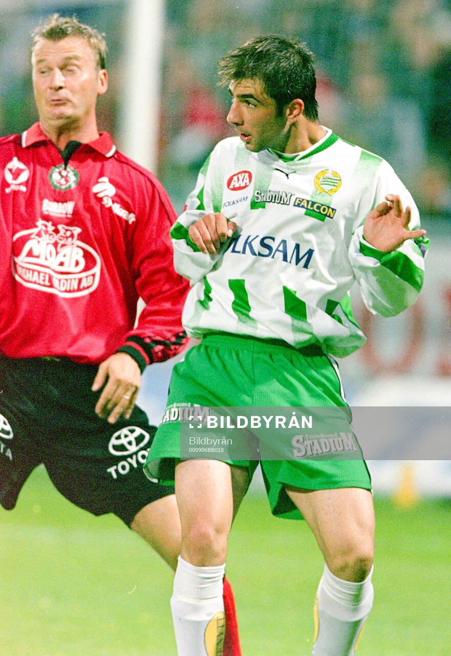Hammarbys Kennedy Bakircioglu mot Örebros Lars Zetterlund