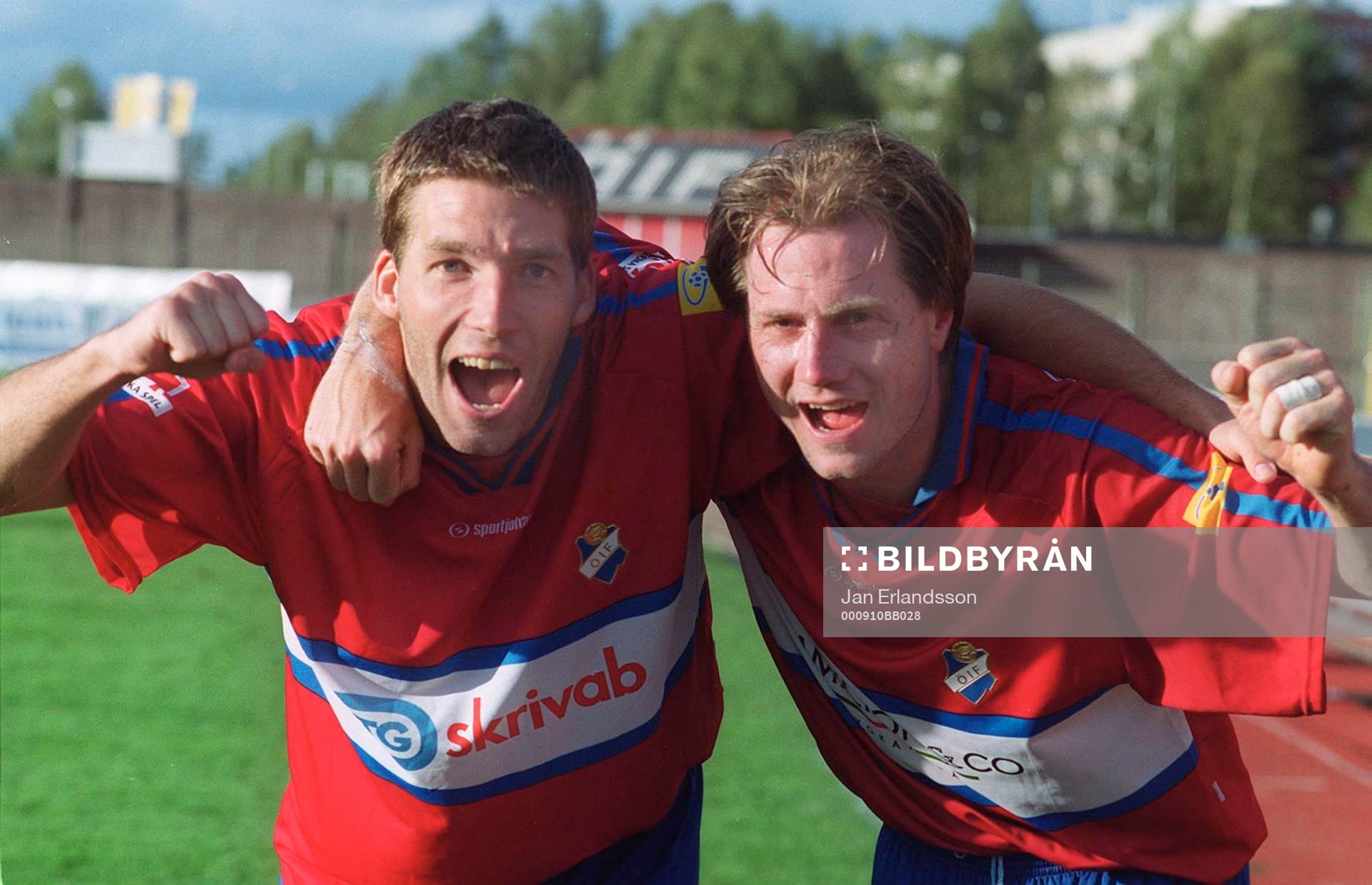 Patrik Isaksson och Stefan Paldan, Öster jubel