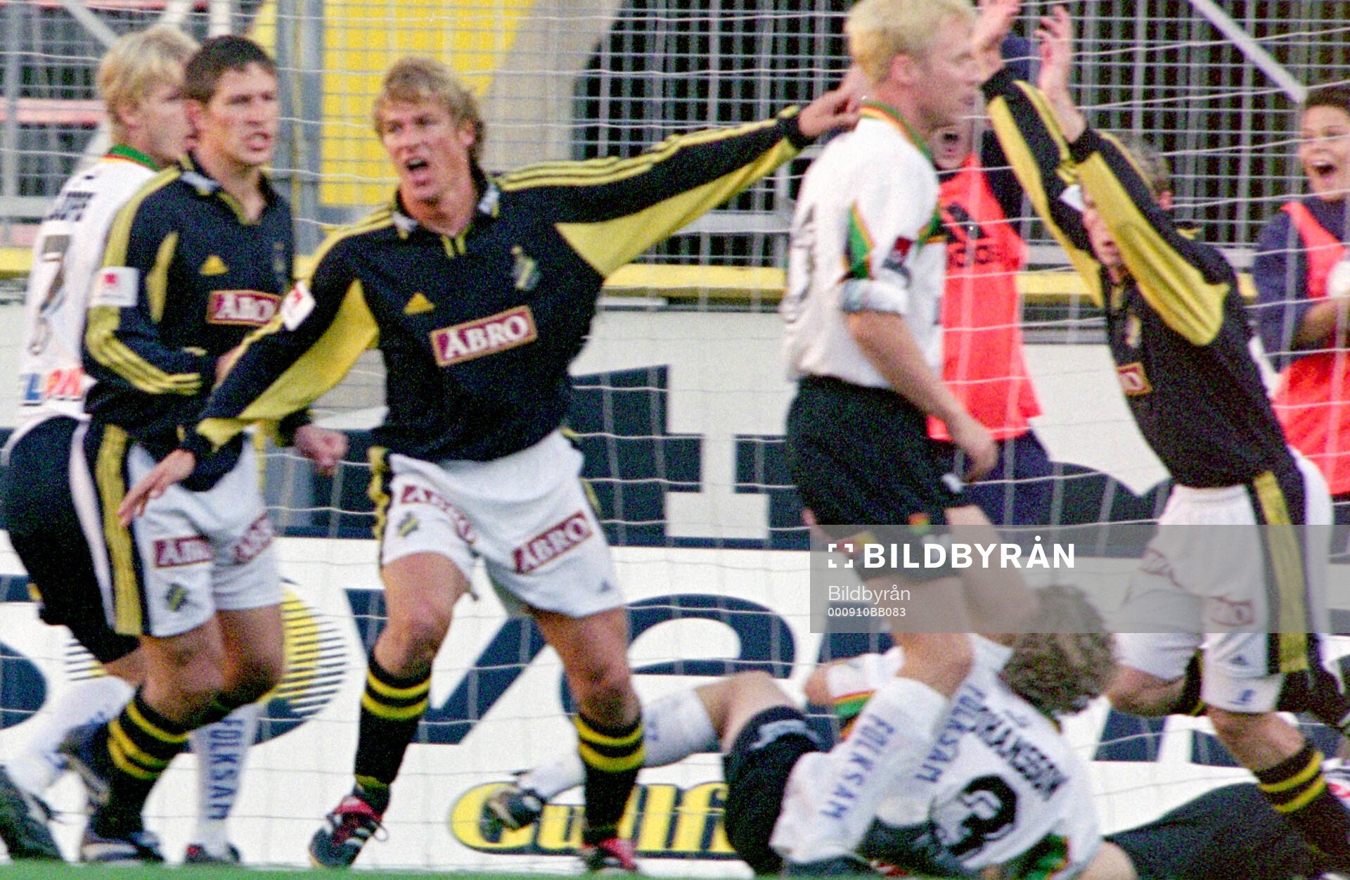AIK:s Daniel Tjernström jublar