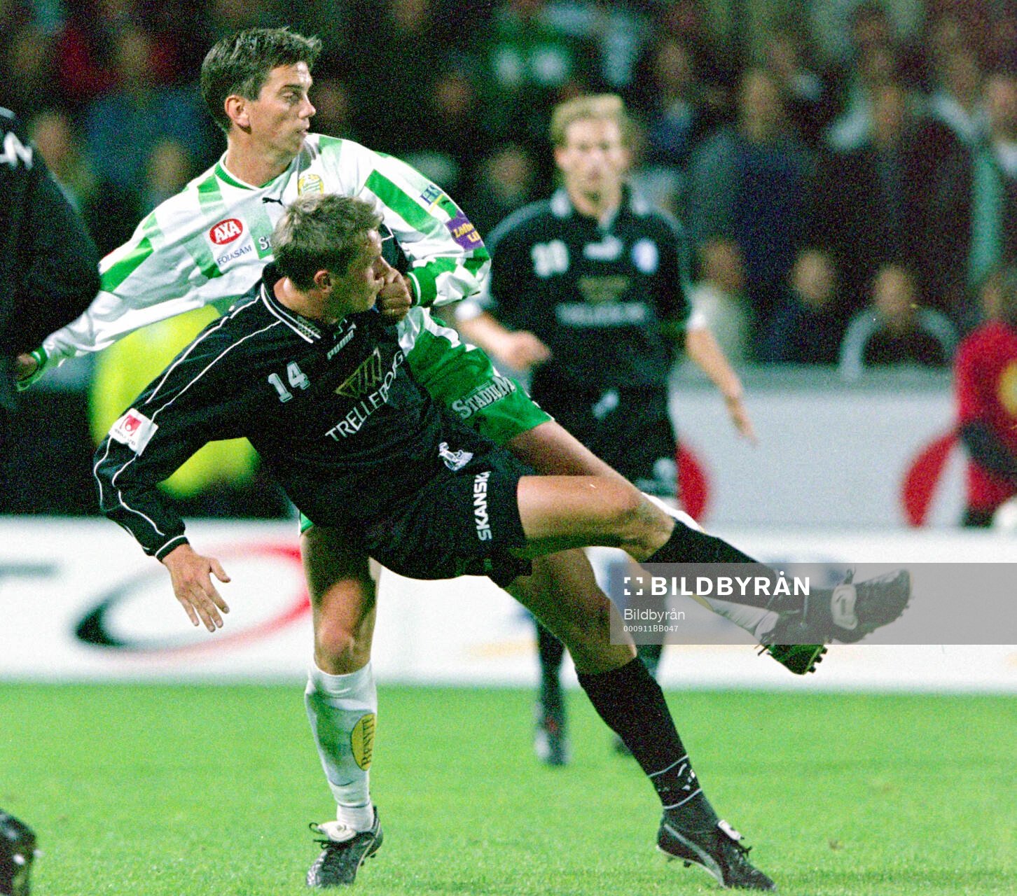 Trelleborgs Mika Kottila mot Hammarbys Johan Andersson