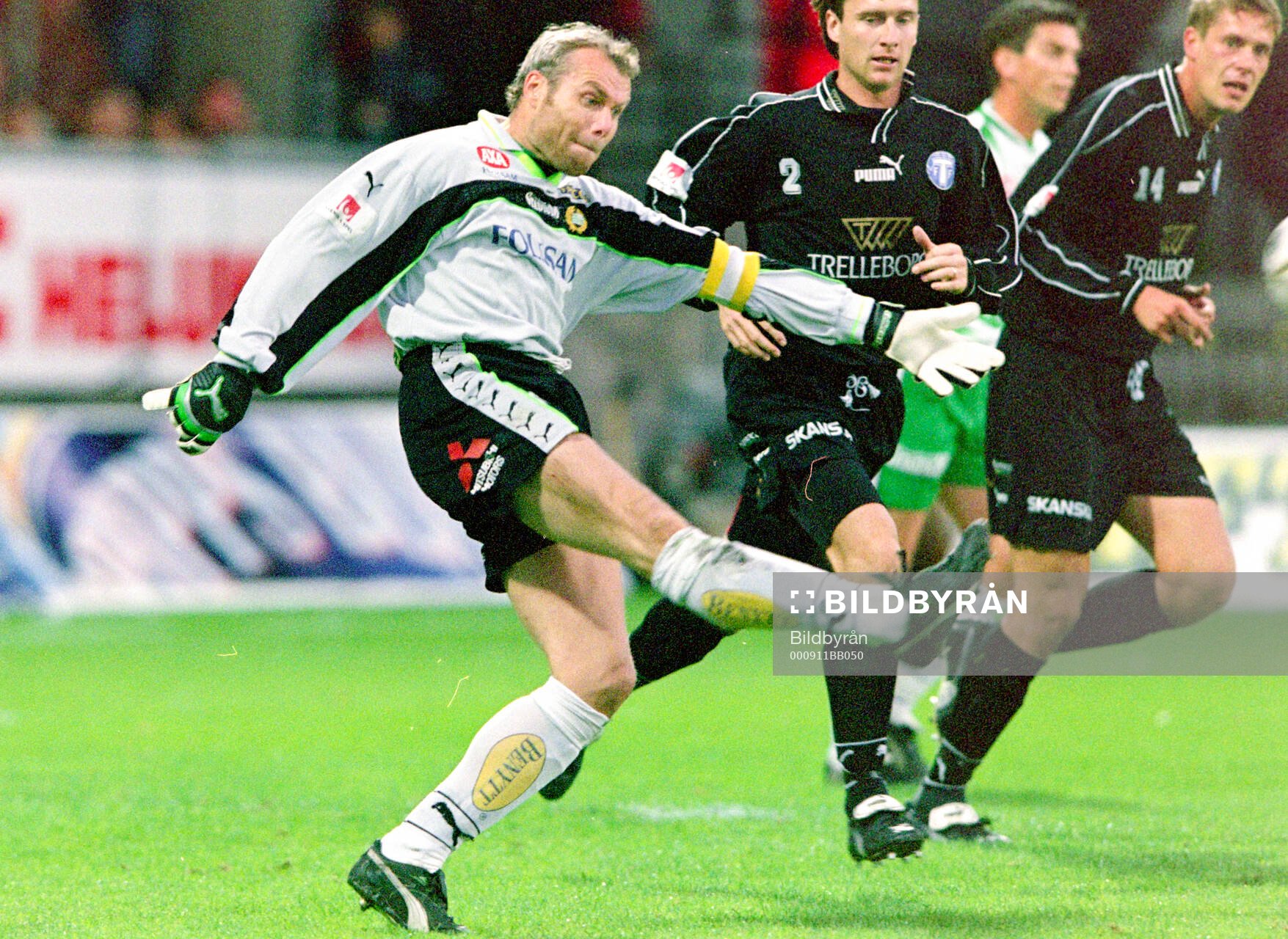 Hammarbys målvakt Lasse Eriksson