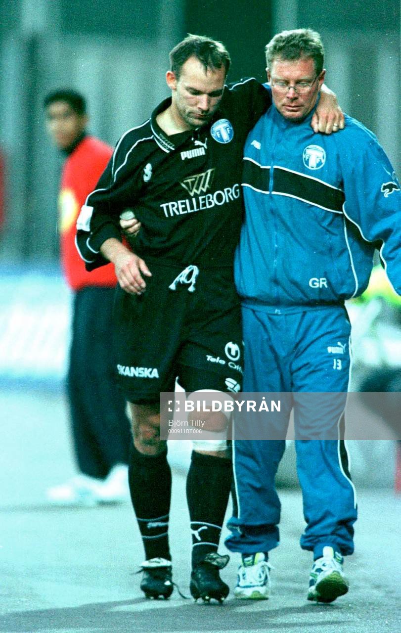Jörgen Eriksson, Trelleborg (skada)