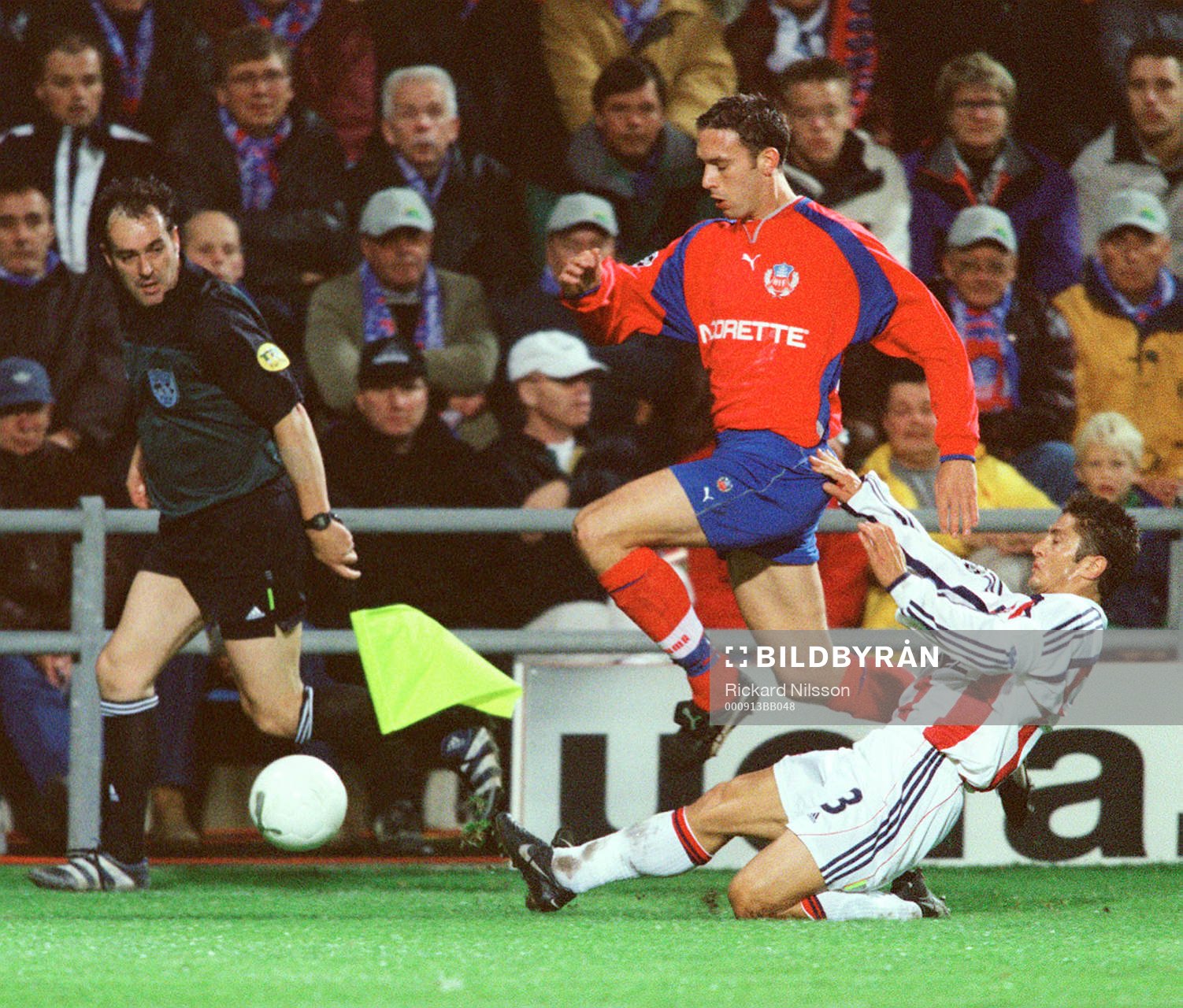  Rade Prica, Helsingborg och Bixente Lizarazu, Bayern München.