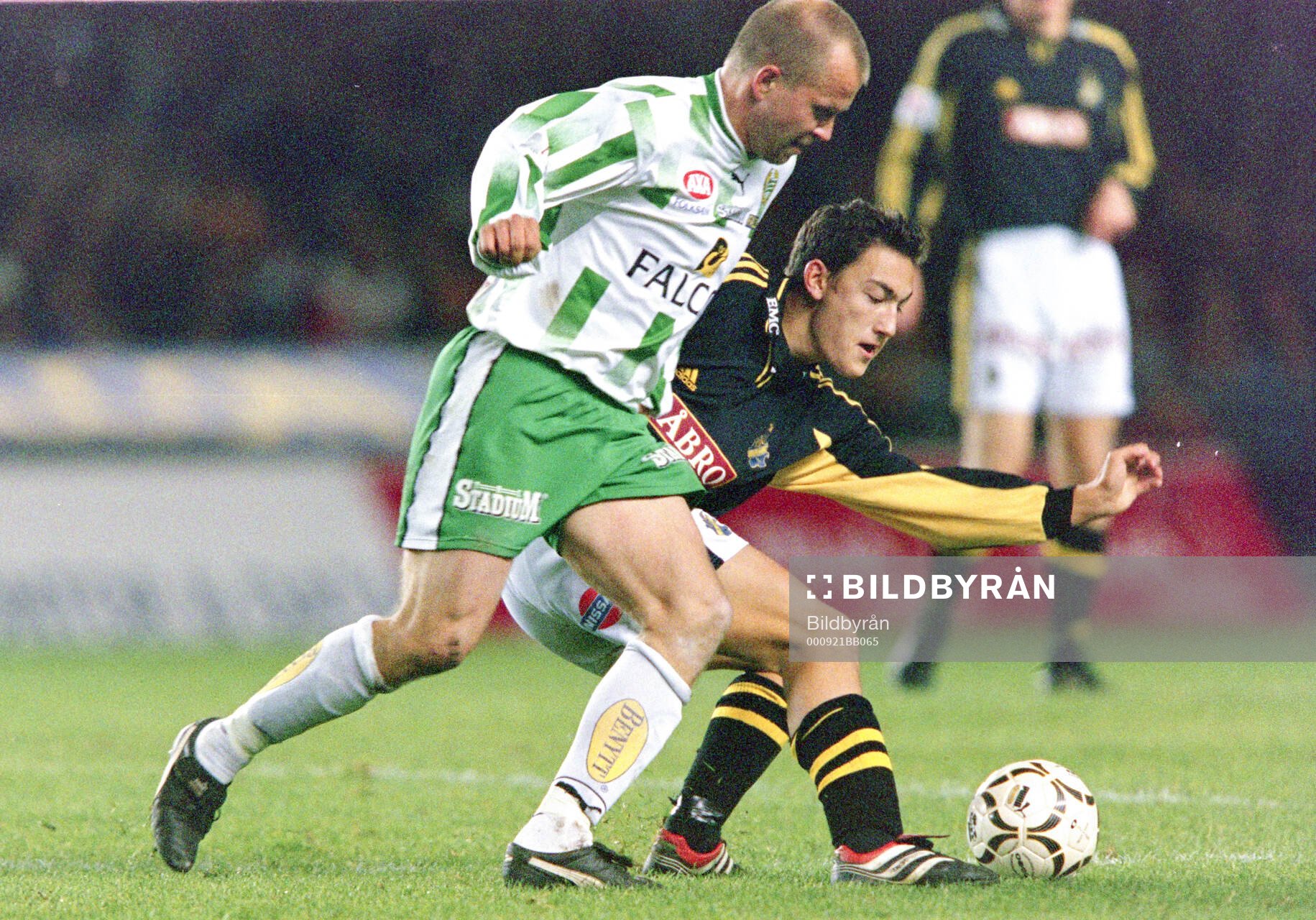 AIK:s AIK:s Stefan Ishizaki mot Hammarbys Kaj Eskelinen