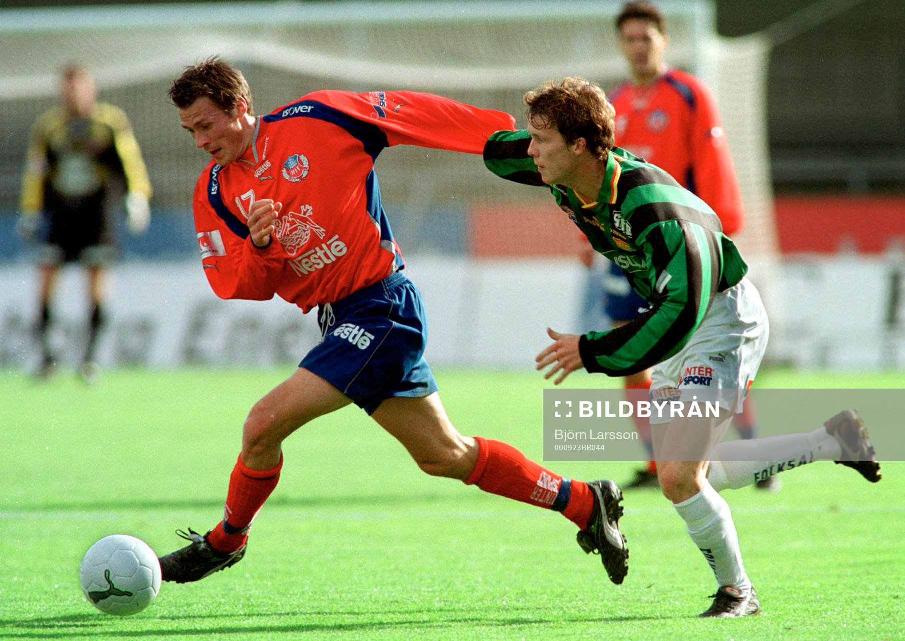 Michael Hansson, Helsingborg och Fredrik Lundgren, Gais
