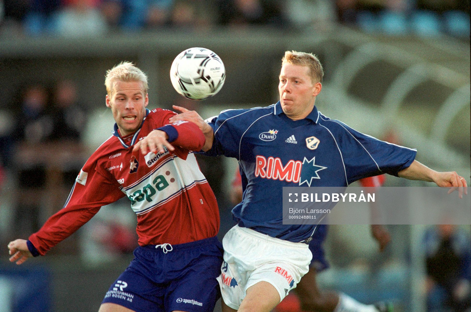 Robert Andersson, Halmstad och Johan Anegrund, Örgryte