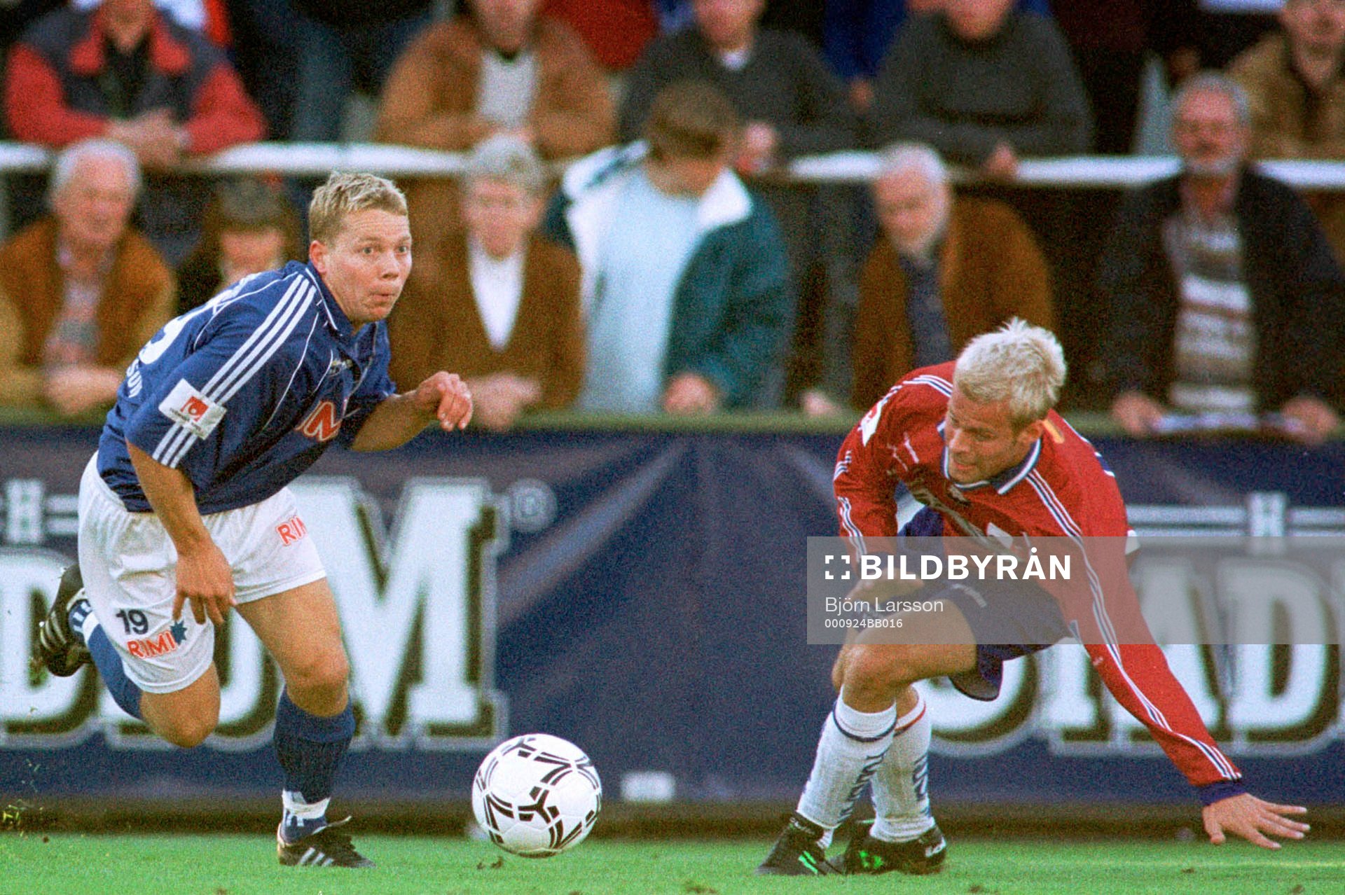 Robert Andersson, Halmstad och Johan Anegrund, Örgryte