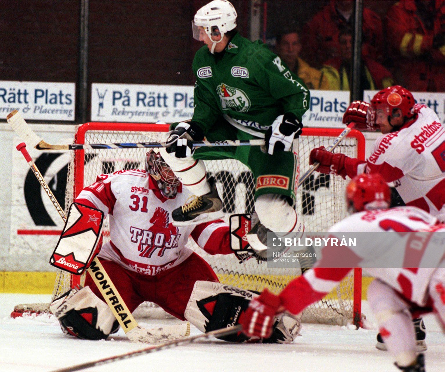 Daniel Wallin, Rögle och Andraes Andersson, Troja