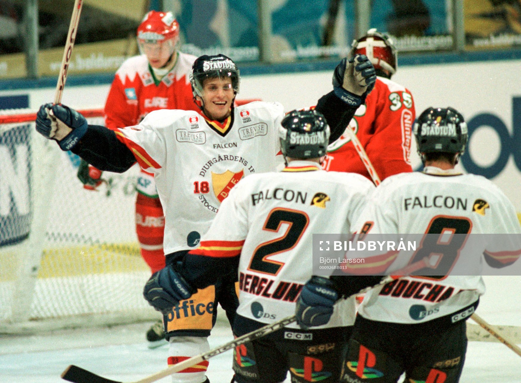 Andreas Salomonsson, Charles Berglund och Francois