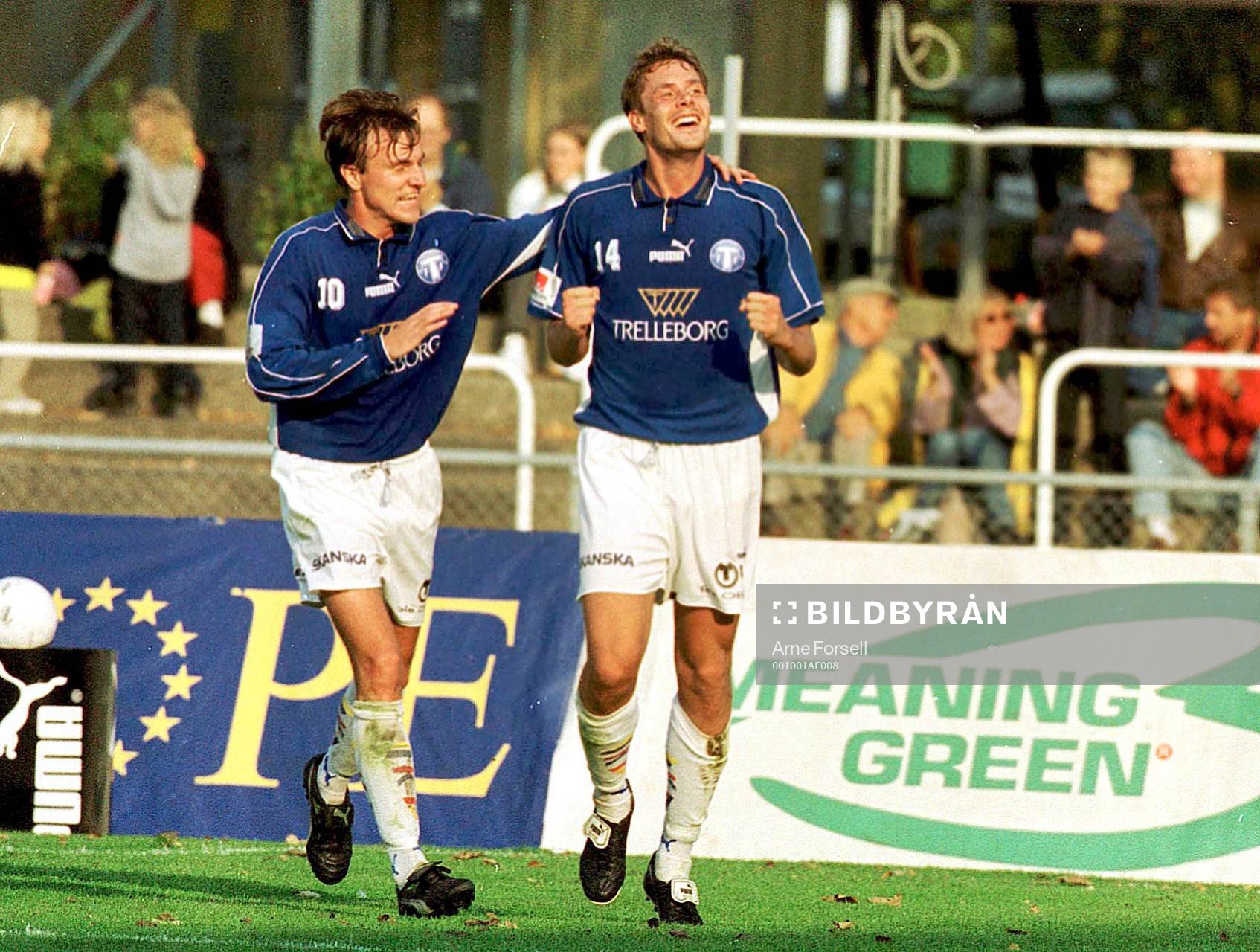 Mika Kottila och Jonas Nilsson, Trelleborg jubel