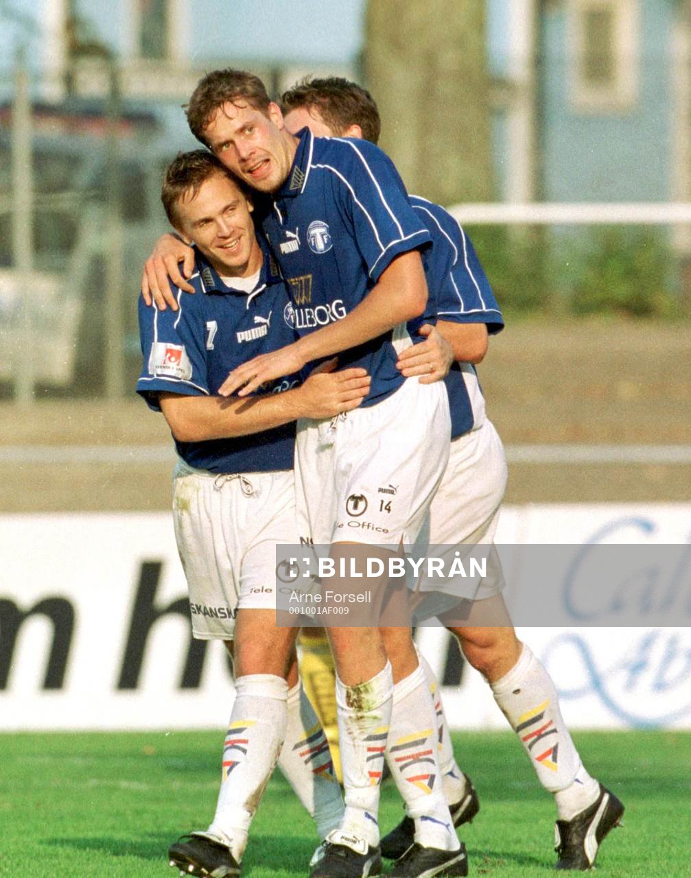 Mika Kottila och Jens Svensson, Trelleborg jubel