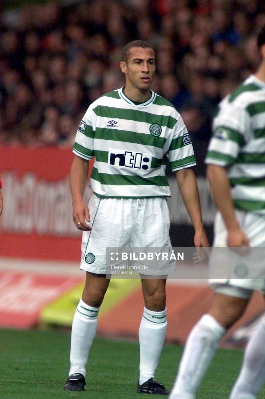Styrkan satt inte i håret. Henrik Larsson i sin nya frisyr