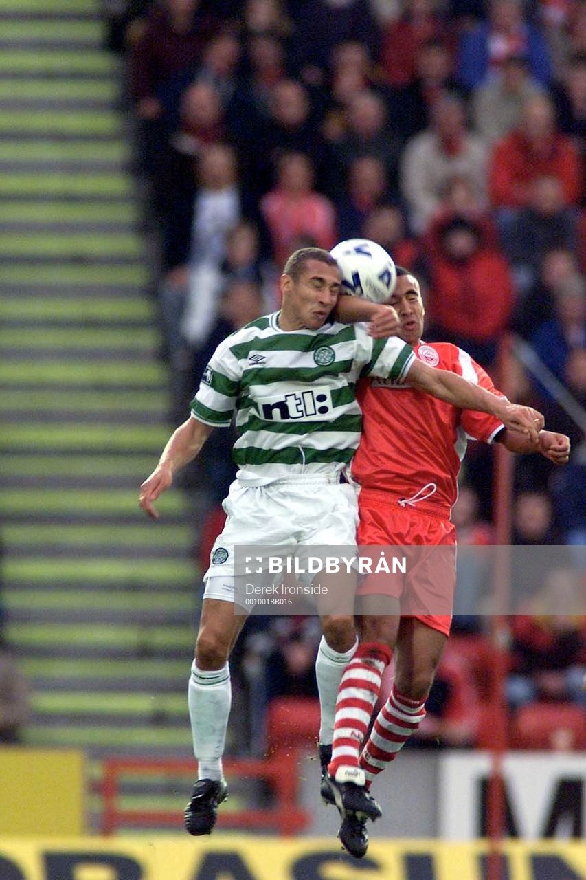 Styrkan satt inte i håret. Henrik Larsson i sin nya frisyr
