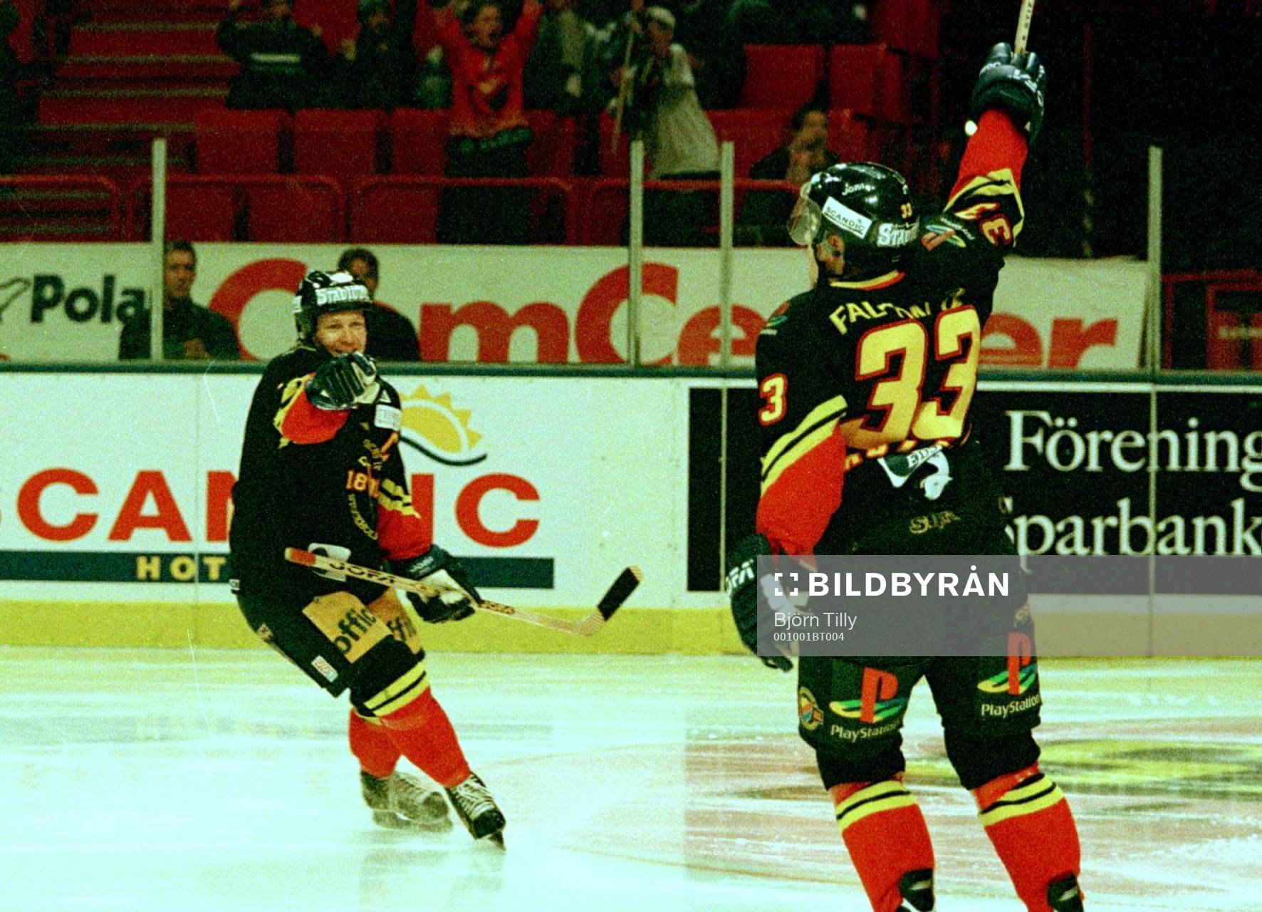 DIF - Leksand 5-1. Charles Berglund och Vladimir Orsagh