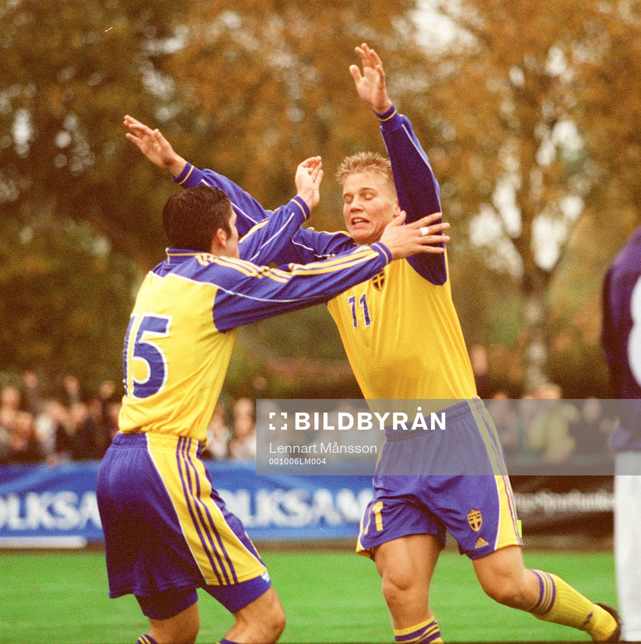 Patrik Jönsson och Bojan Djordic, Sverige jubel