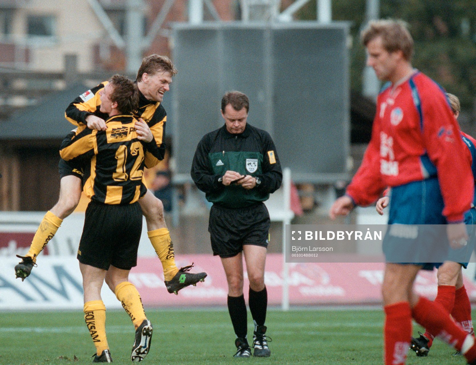 Patric Karlsson och Kim Källström, Häcken jubel Hans